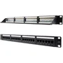 Nanocable Patch Panel 24 Puertos RJ45 Cat.6 UTP 19 Pulgadas 1U